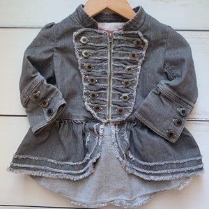 Paper Wings Band /Military Jacket sz 2 Generous VG